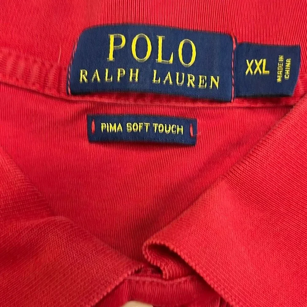 Polo Ralph Lauren Pima Soft Touch Polo Shirt Mens XXL